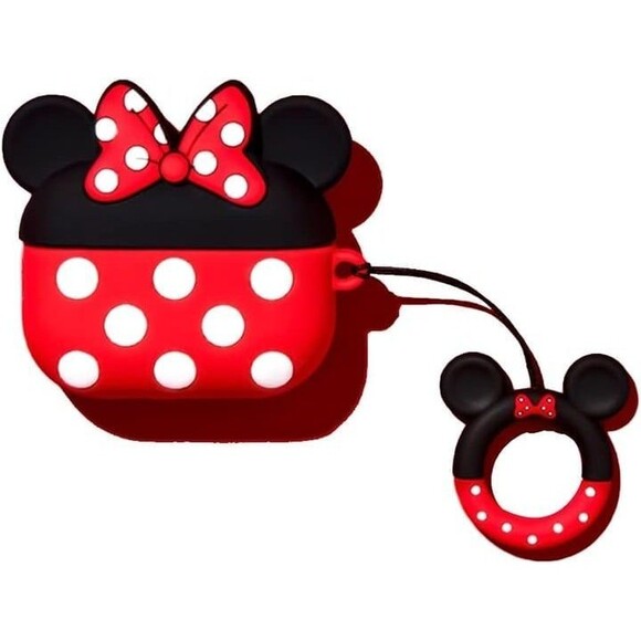 Apple AirPods Pro (Gen 1&2) Case Cover Minnie Mouse Disney Cartoon Cover - Picture 1 of 7